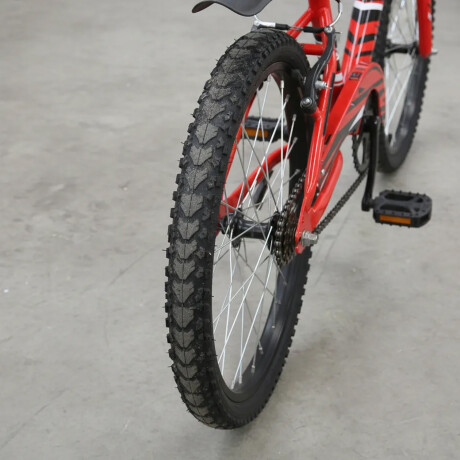 Bicicleta para Niños Peretti Modelo Cros Rodado 20 en Acero Rojo