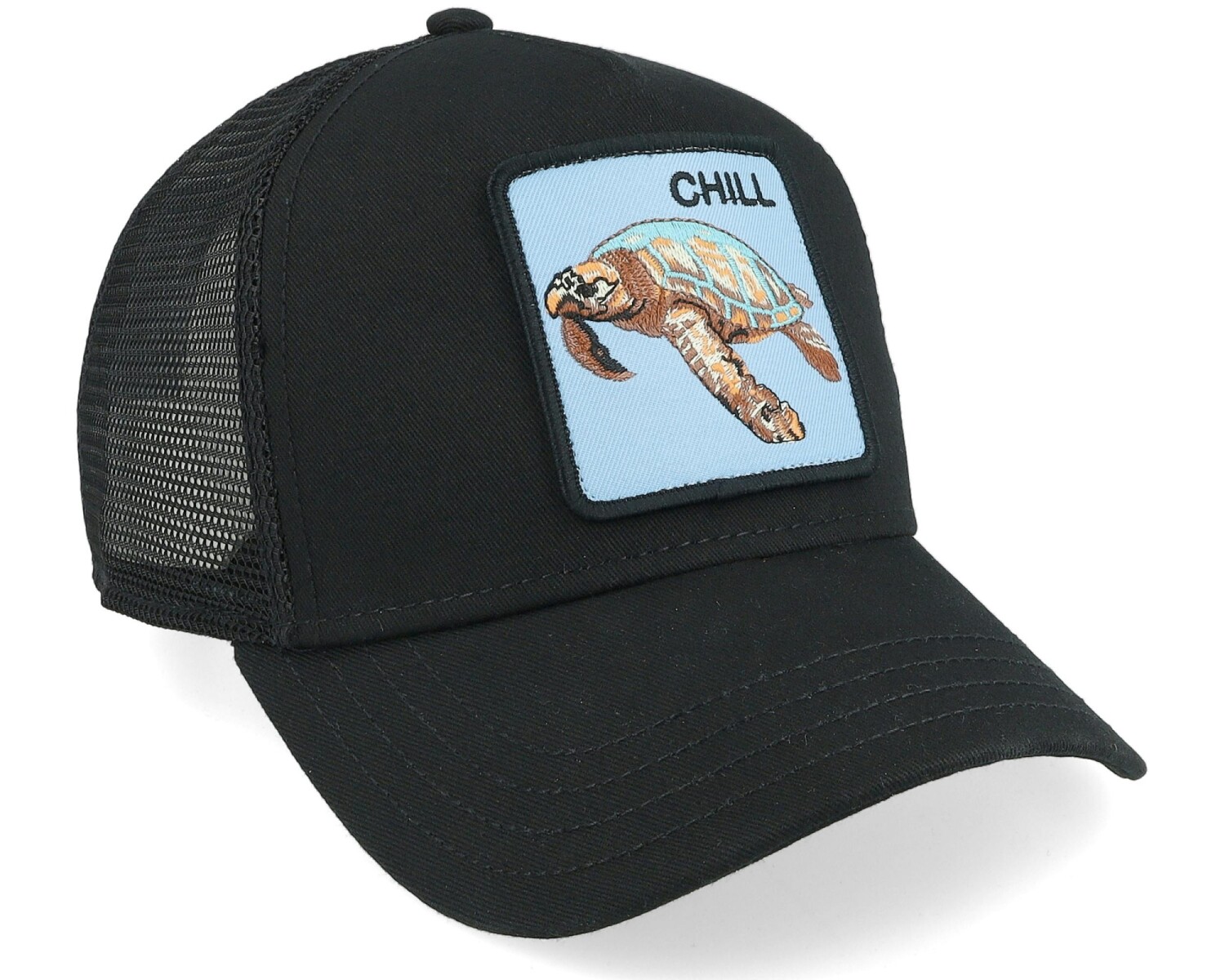 Gorra Goorin Bros Trucker Baseball - The Sea Turtle - Negro 