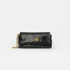 Mini bag Porto en cuero gamuza anaconda Negro