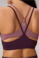 Bra Principal Low Impact Mujer Oxblood/Mushroom Mauve