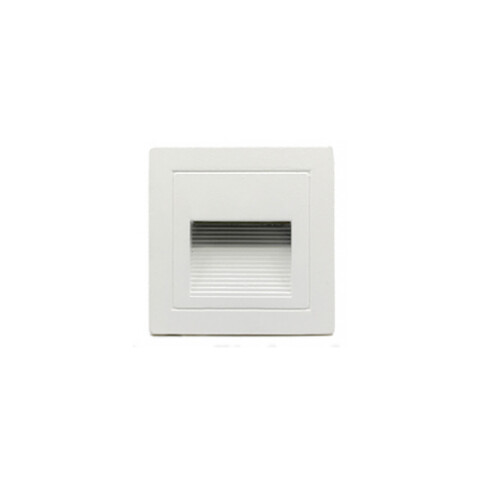 Lámpara de pared LED IP65 blanca 3W luz cálida 90° IX4821