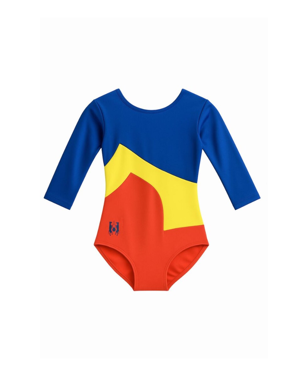 Malla Gimnasia Artística Colegio Seminario - Azul/Amarillo/Rojo 
