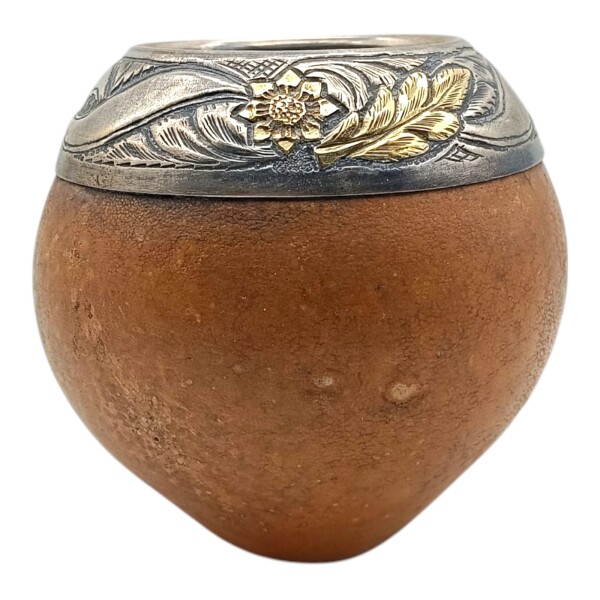 MATE TORPEDO PLATA Y ORO 06 marrónuniforme