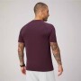 Polo Manga Corta Fit The Training Day Tee Hombre Oxblood