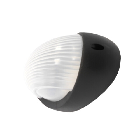 Plafón MEDITERRÁNEO de adosar a pared, apto para exterior, negro AJ3802