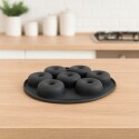 MOLDE PARA DONAS DE SILICONA 28X26X2,8CM GRIS