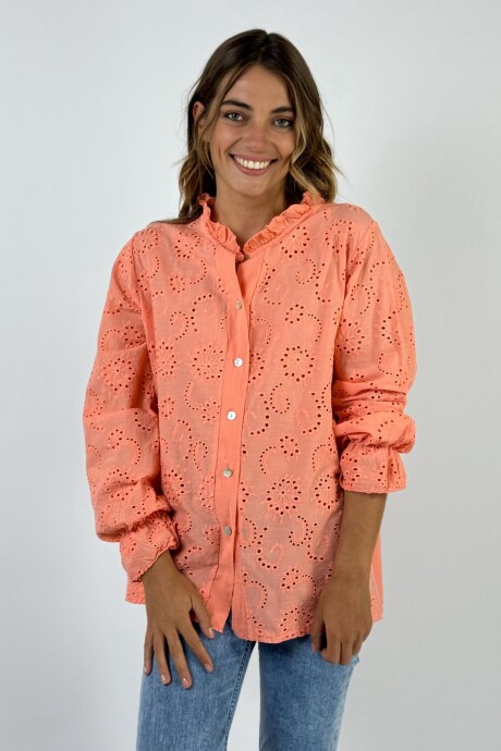 CAMISA TROPICAL Naranja