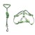 Arnes Correa Pretal Perro Mascota Ajustable Mediano - Grande Variante Color Verde