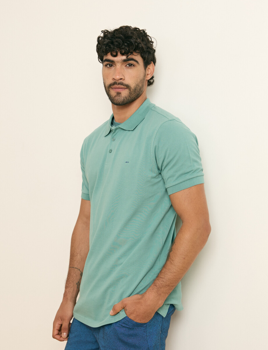 REMERA HARRINGTON LABEL - Verde 