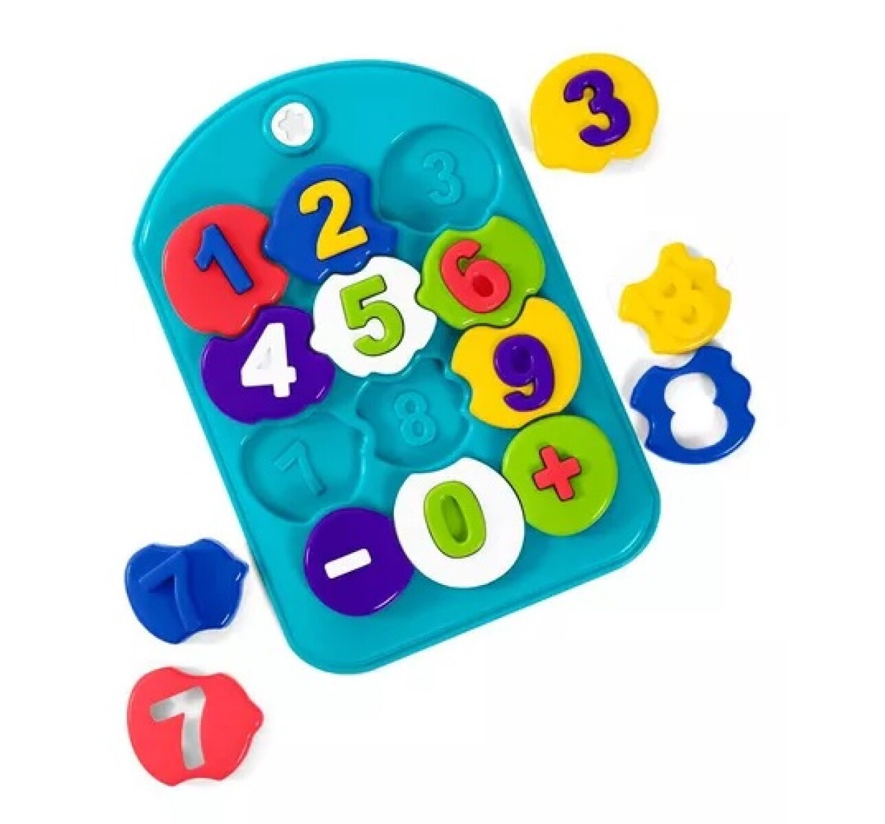Juguete Didáctico Puzzle Encastrable De Números Calesita 