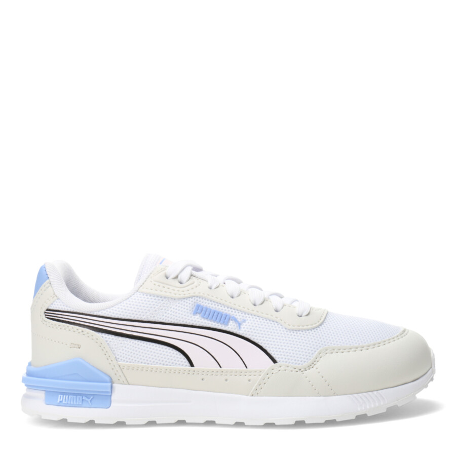 Championes de Mujer Puma Graviton Mega Blanco - Gris - Celeste