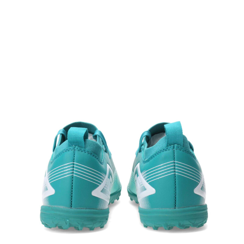 Championes de Fútbol 5 Infantiles Umbro Vibe TF Turquesa Agua - Blanco
