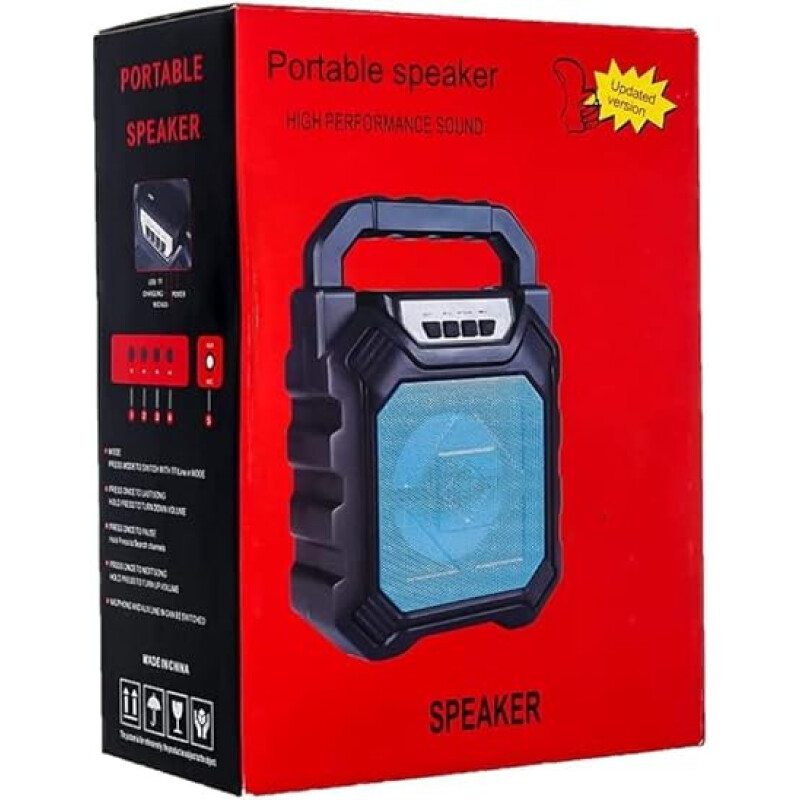 Parlante bluetooth portátil inalámbrico Sk-668 con sonido de alto rendimiento Parlante bluetooth portátil inalámbrico Sk-668 con sonido de alto rendimiento