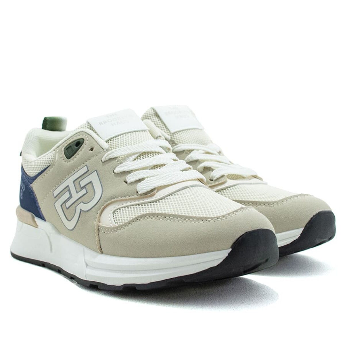 Calzado deportivos - The Brooklyn Haus - BH Champion Deportivo de Hombre - YJ07M - Beige-azul 