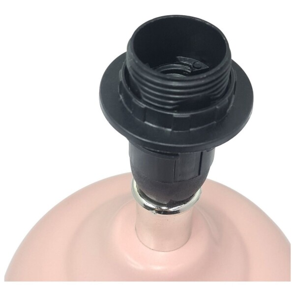 Lampara Portatil Mesa Ceramica Escritorio Luz Calidad Color Variante Rosa