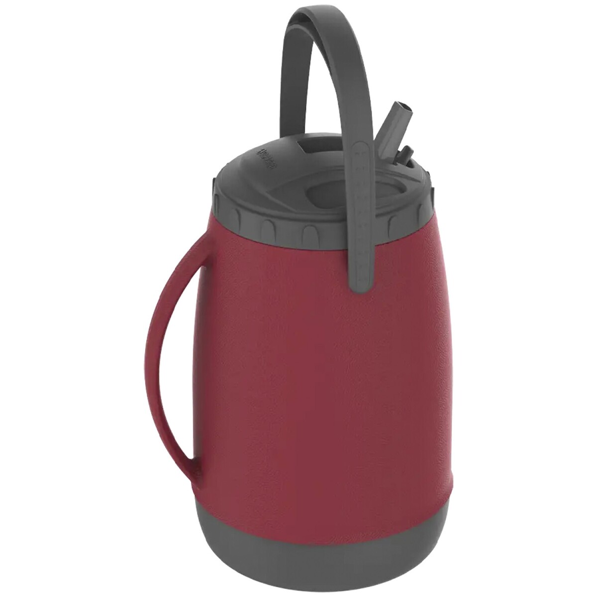 Termo bidón Soprano Atacama con pico retráctil y doble asa 2.5L - Rojo 