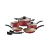 BATERÍA DE COCINA 9PZ. TURIM ROJO TRAMONTINA Batería De Cocina 9pz. Turim Rojo Tramontina