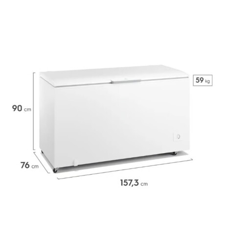 Freezer Electrolux Horizontal Frío Humedo 521 Lts INVERTER Blanco