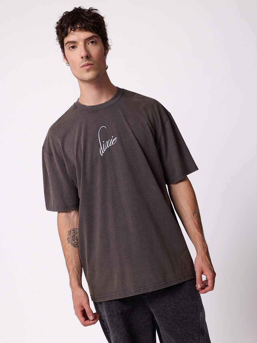 T-SHIRT ITAN DIXIE Gris Oscuro