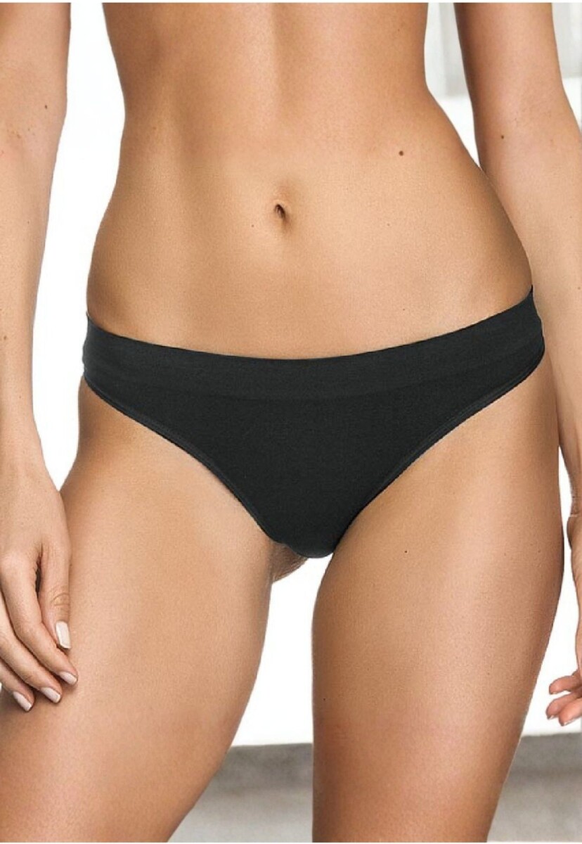 COLALESS SIN COSTURAS - NEGRO 