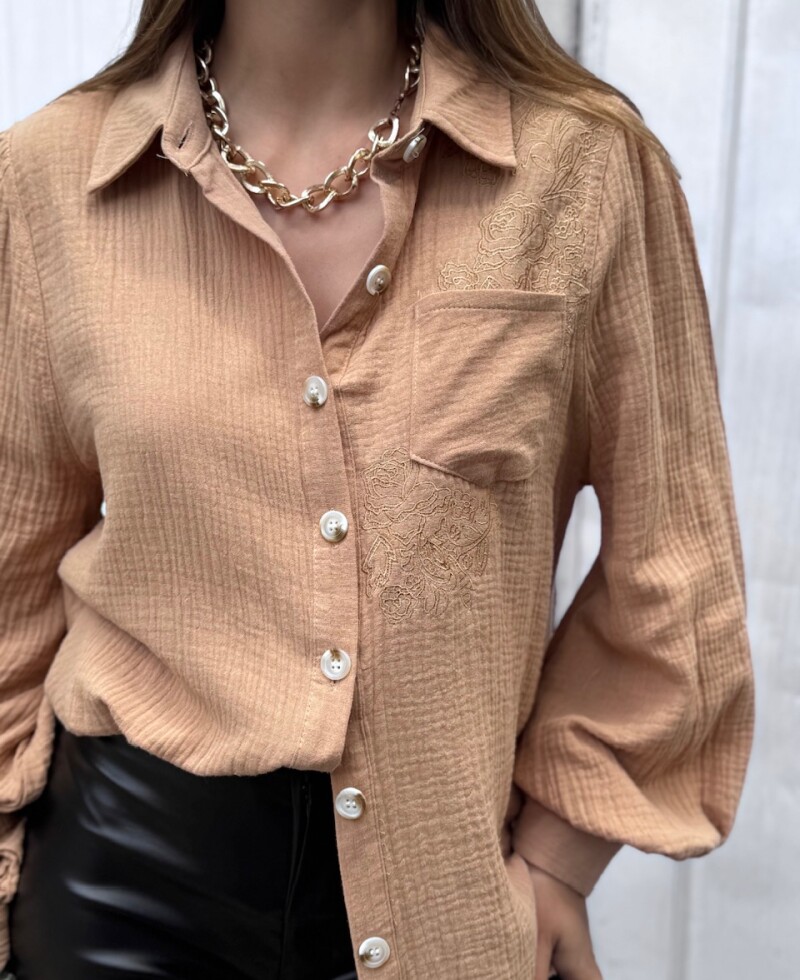 Camisa Luz (PRE VENTA) beige