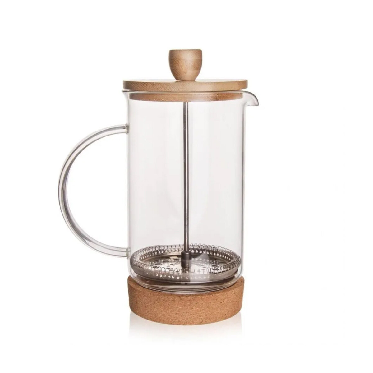 Cafetera Prensa Manual Embolo Base corcho 800 ML 