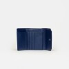 Billetera P&P en efecto cuero Azul
