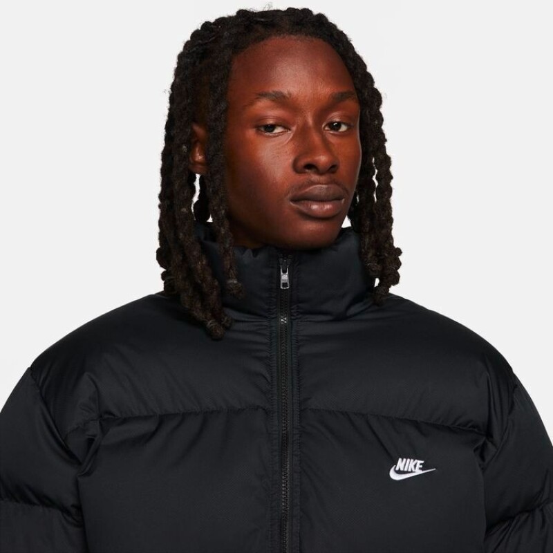 Abrigo Club Puffer de Hombre Negro