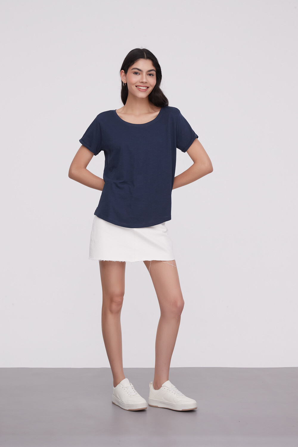 Remera Cordata Azul Marino