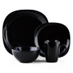 Set 16 piezas stoneware Quadro Thomson Negro