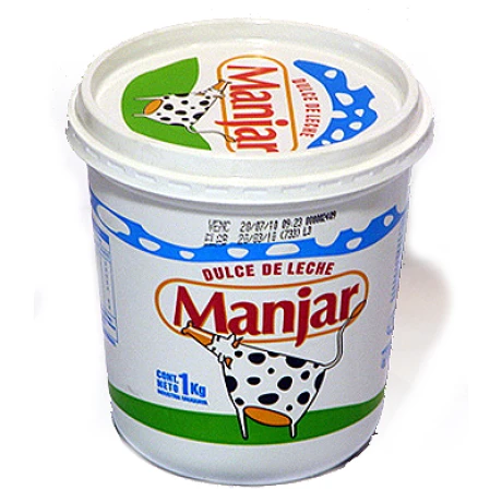 DULCE DE LECHE MANJAR POTE 1 KGR DULCE DE LECHE MANJAR POTE 1 KGR