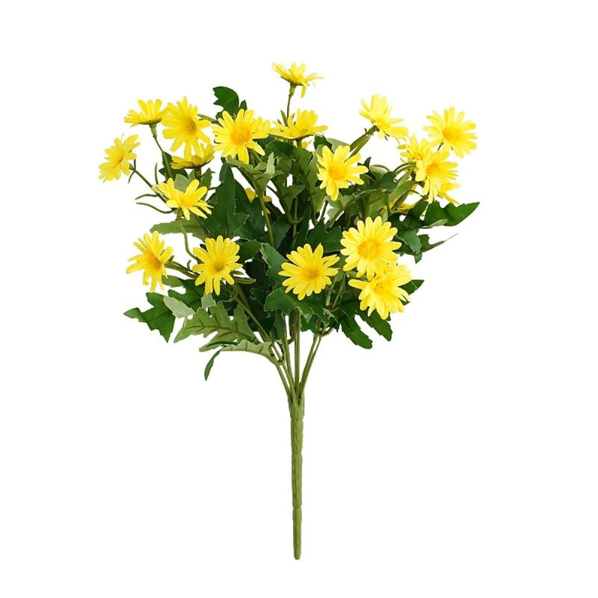 FLORES CRISANTEMO COREADO DE 9 CAB H36CM AMARILLO 