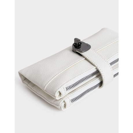 Billetera Ficheros Blanco Crudo