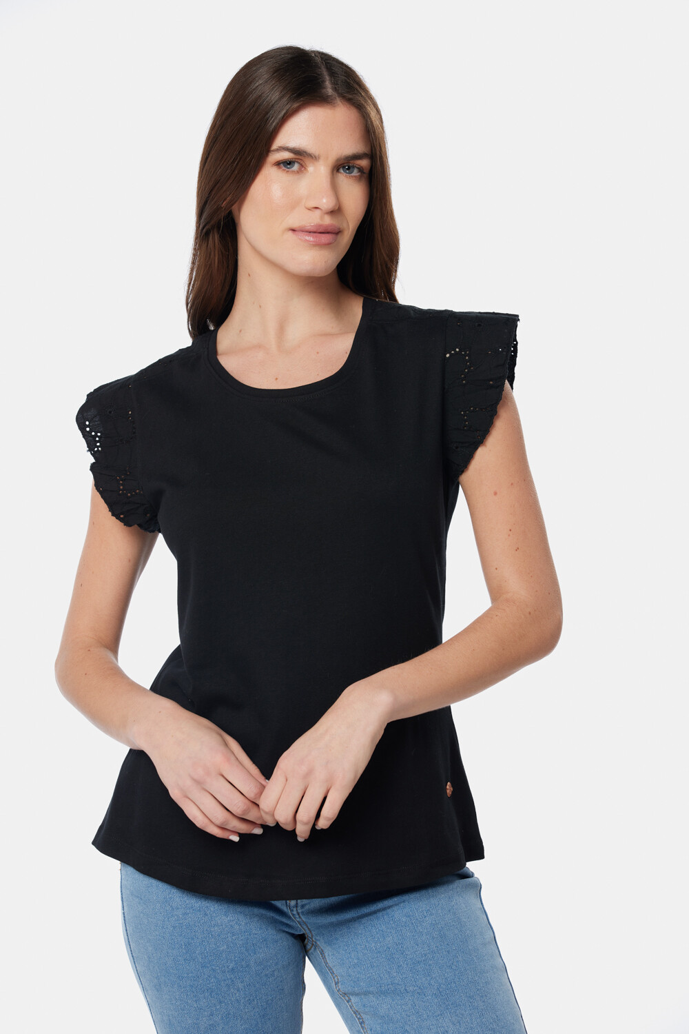 REMERA LISA Negro