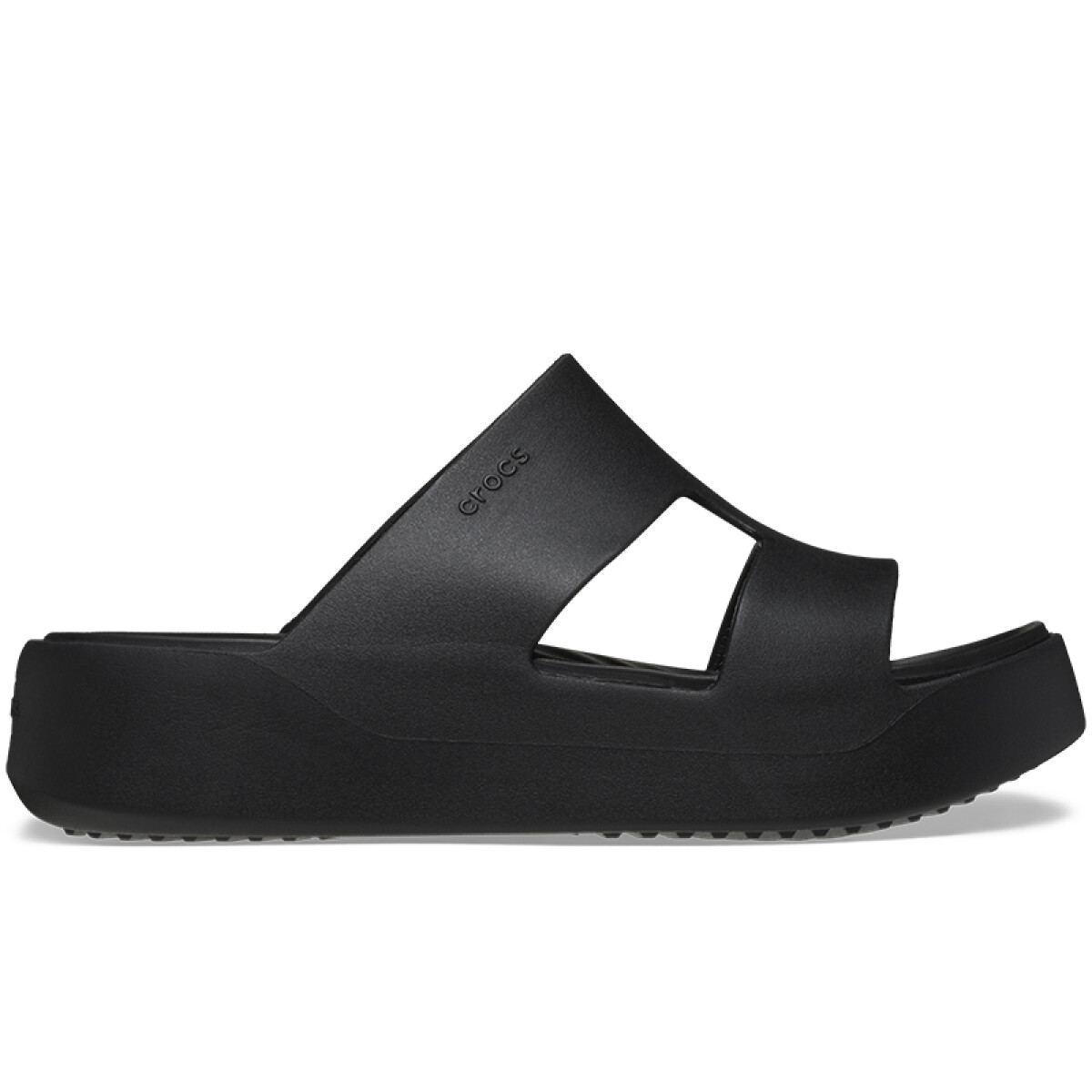 Sandalias Crocs Platform H-Strap - Negro 