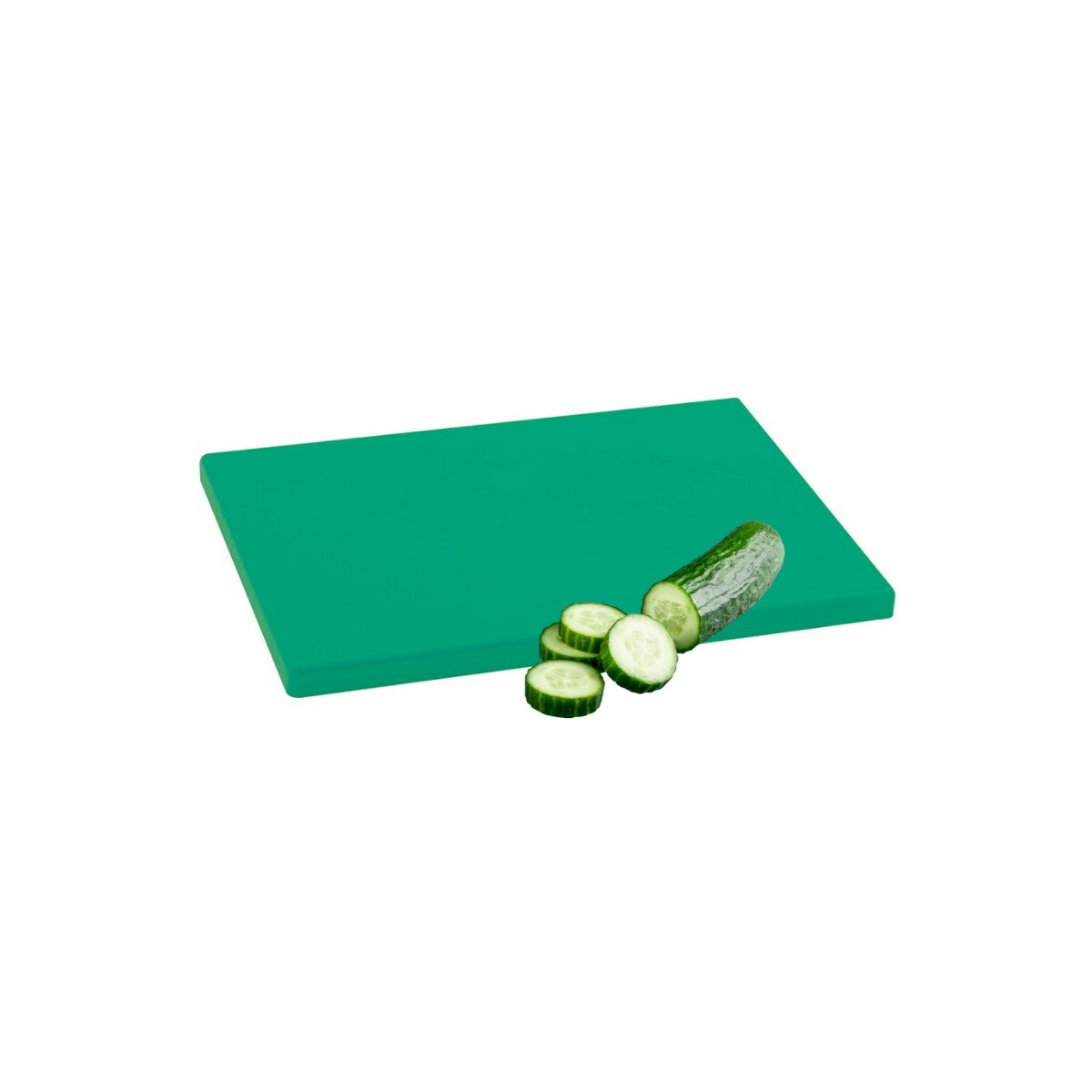 Tabla de corte polietileno verde 450 x 610 x 13 mm 