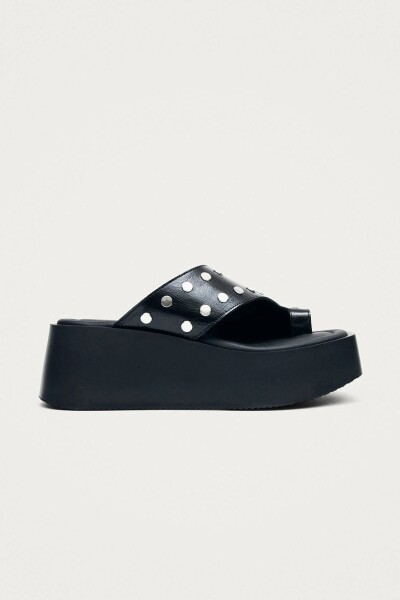 SANDALIA TACHAS Negro