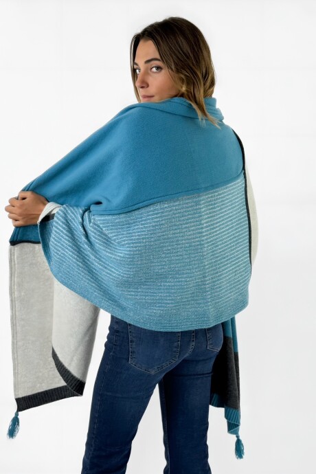 PASHMINA AURORA Turquesa