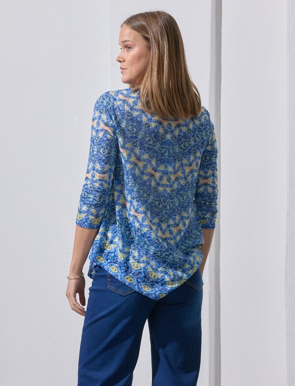Blusa Brillos AZUL/MULTI