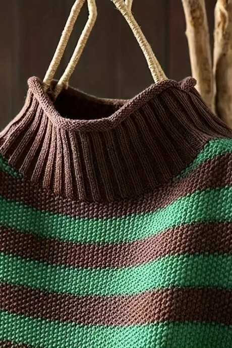 Sweater WALLY Rayas verde