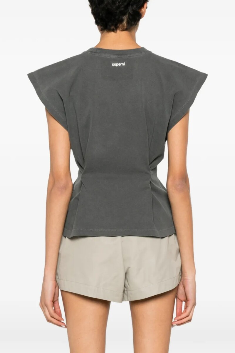 REMERA ZERO WASTE ADJUSTABLE Gris