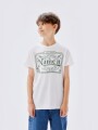Camiseta Manga Corta Nogo White Alyssum