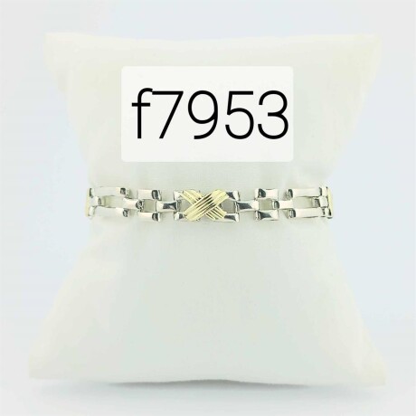 Pulsera panter de plata 925 y double en oro 18 ktes. Pulsera panter de plata 925 y double en oro 18 ktes.