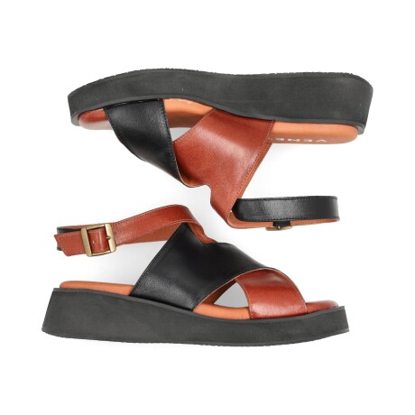SANDALIAS VENET - CUERO MIGUELO MARRON