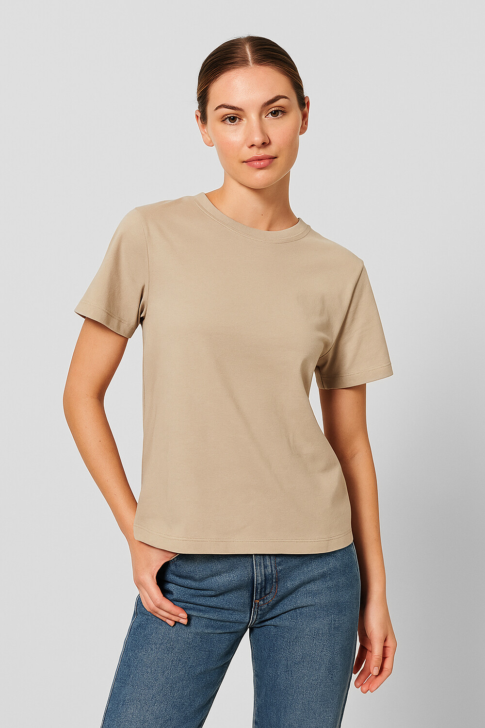 Remera Sunia Cemento