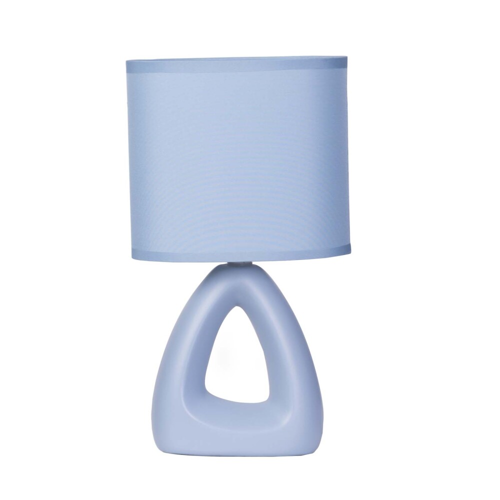 LAMPARA DE MESA CERAMICA CELESTE AT24072