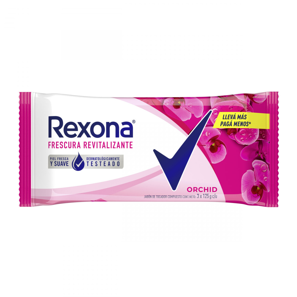Rexona Jabón en Barra Nutritive Orchid 125 g – Cuidado e Hidratación Floral