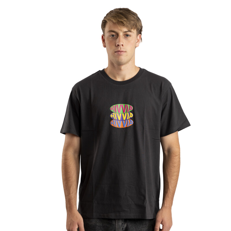 Remera Rivvia Pop Repeat - Negro Remera Rivvia Pop Repeat - Negro