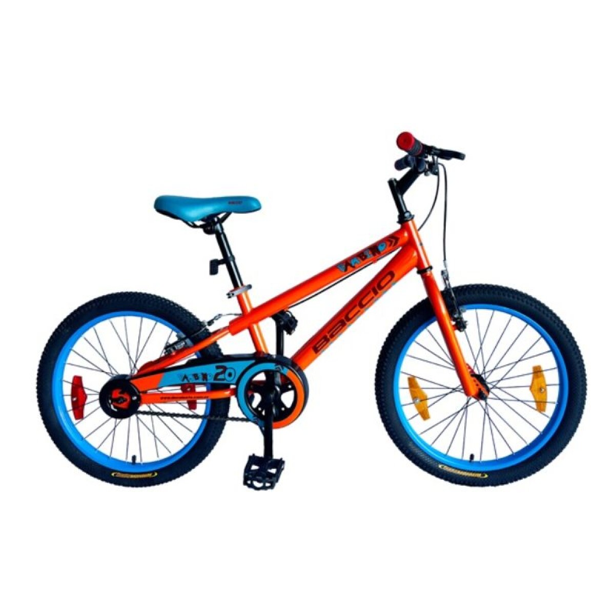 BICICLETA BAMBINO R. 20 BACCIO - NARANJA/TURQUESA 