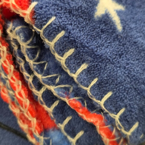 Frazada Coral Infantil 1 Plaza 150 x 200 cm SPIDERMAN AZUL